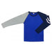 A Blue Long Sleeve T Shirts from The Harbour School in size 5T for neutral. (Front View)