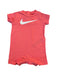 A Pink Short Sleeve Rompers from Nike in size 0-3M for girl. (Front View)