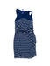 A Navy Sleeveless Dresses from Seraphine in size S for maternity. (Front View)