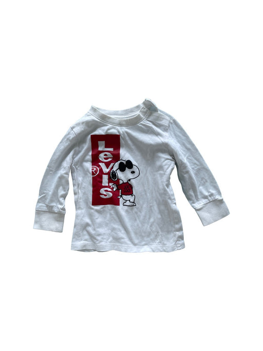 A White Long Sleeve T Shirts from Levi's in size 18-24M for neutral. (Front View)