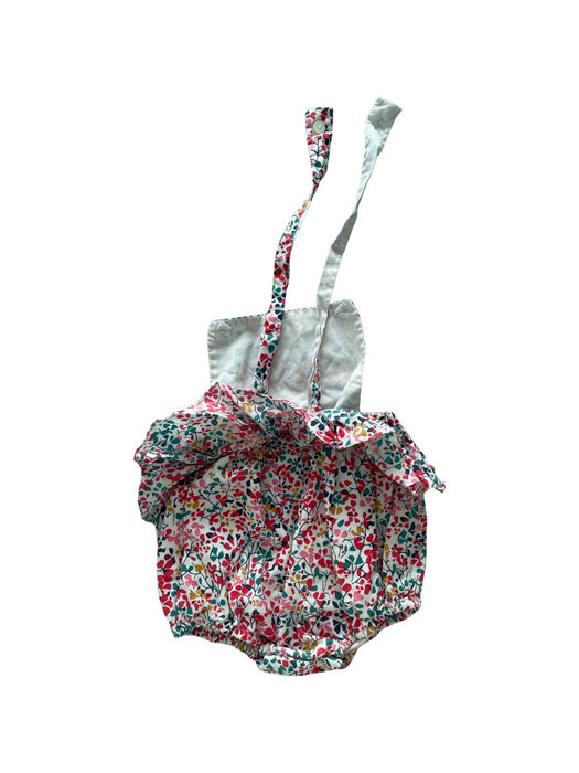 A Multicolour Overall Shorts from Jacadi in size 6-12M for girl. (Back View)