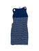 A Navy Sleeveless Dresses from Seraphine in size S for maternity. (Back View)