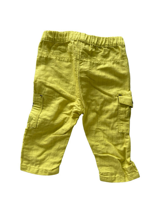 A Yellow Casual Pants from La Compagnie des Petits in size 3-6M for boy. (Back View)