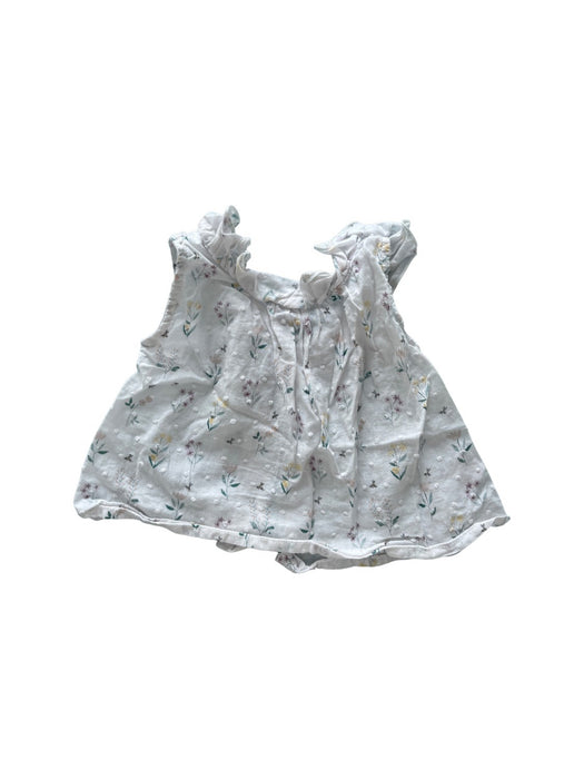 A White Sleeveless Shirts from Paz Rodriguez in size 6-12M for girl. (Back View)
