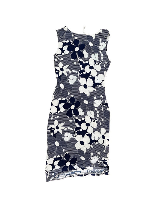 A Navy Sleeveless Dresses from LoveIt in size S for maternity. (Back View)