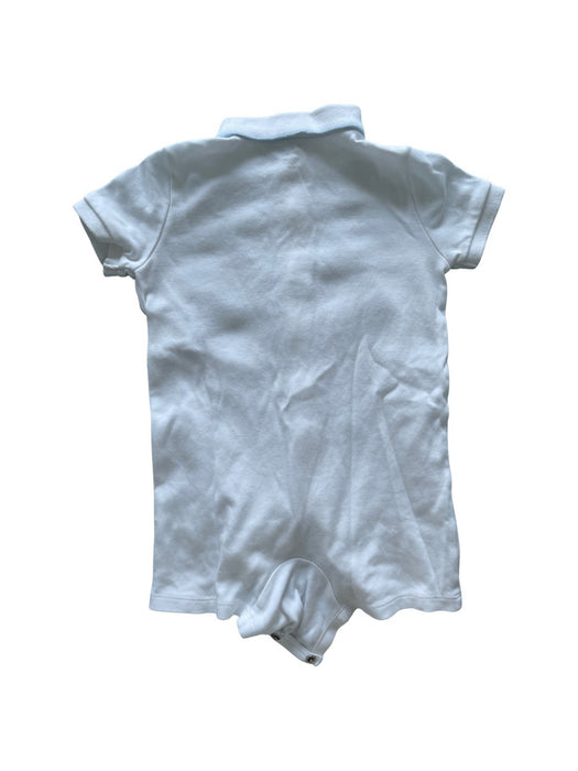 A White Short Sleeve Rompers from Ralph Lauren in size 6-12M for neutral. (Back View)