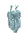 A Blue Sleeveless Rompers from Seed in size 6-12M for girl. (Back View)