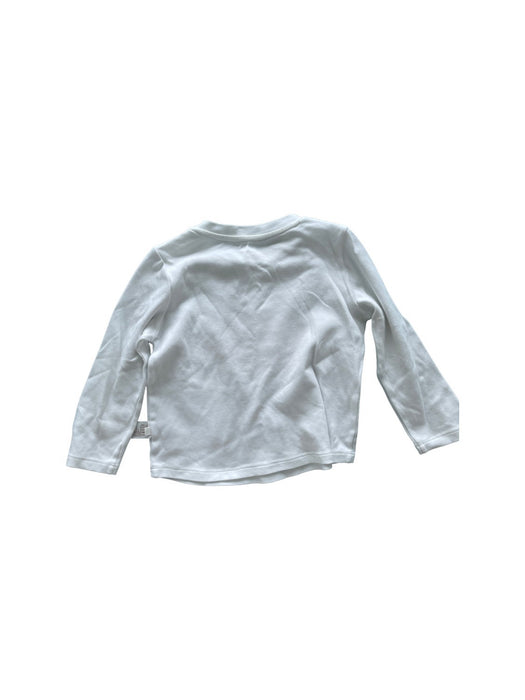 A White Long Sleeve T Shirts from Dave & Bella in size 2T for neutral. (Back View)
