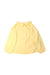 A Yellow Long Sleeve Tops from Bonton in size 6T for girl. (Back View)