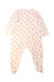 A White Onesies from Petit Bateau in size 12-18M for girl. (Back View)