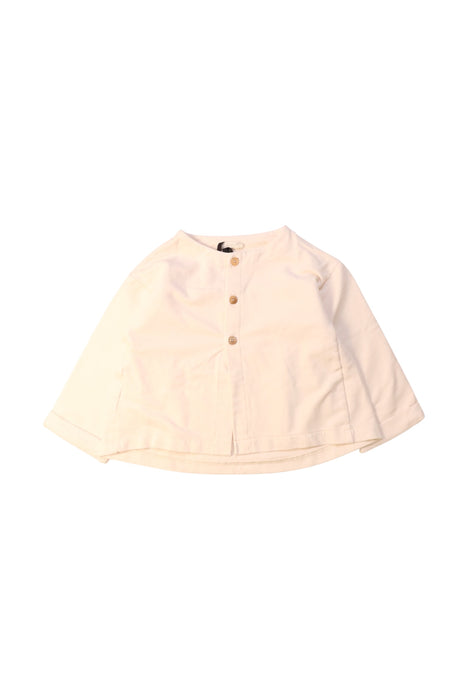 A White Capes & Ponchos from 1 + in the family in size 18-24M for girl. (Front View)