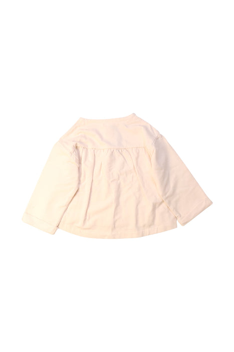 A White Capes & Ponchos from 1 + in the family in size 18-24M for girl. (Back View)