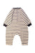 A Navy Long Sleeve Rompers from Petit Bateau in size 18-24M for girl. (Back View)
