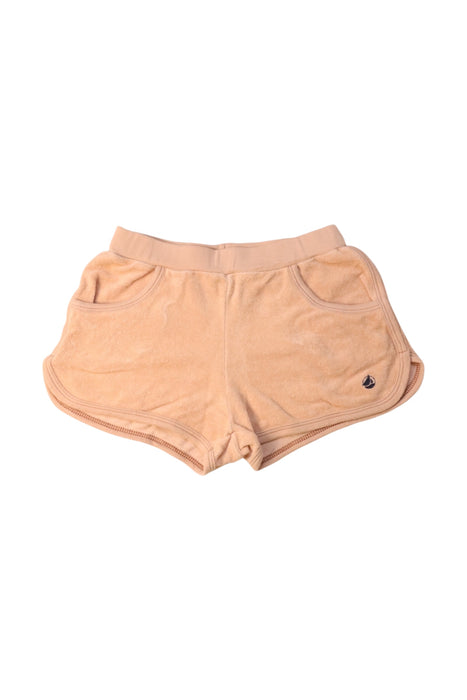 A Peach Shorts from Petit Bateau in size 3-6M for girl. (Front View)