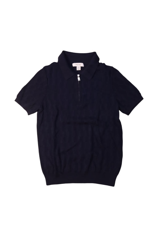 A Navy Short Sleeve Polos from REISS in size 7Y for girl. (Front View)