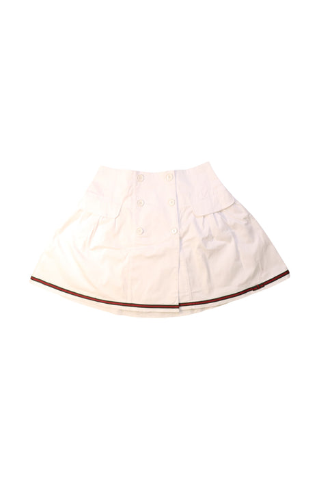 A White Short Skirts from Gucci in size 12Y for girl. (Front View)