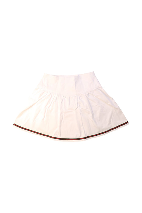 A White Short Skirts from Gucci in size 12Y for girl. (Back View)