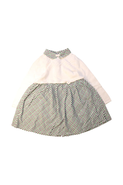 A White Long Sleeve Dresses from Gannino d'Angelo in size 4T for girl. (Front View)