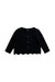 A Black Cardigans from Jacadi in size 3T for girl. (Front View)