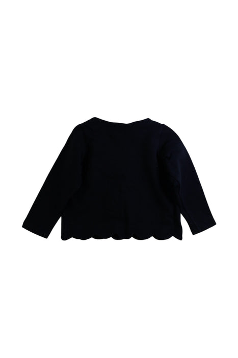 A Black Cardigans from Jacadi in size 3T for girl. (Back View)