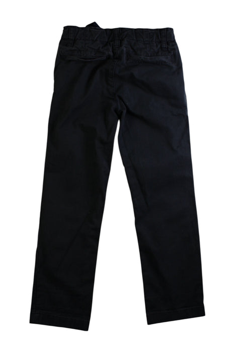 A Black Casual Pants from Petit Bateau in size 6T for boy. (Back View)