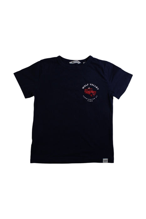 A Navy Short Sleeve T Shirts from Country Road in size 5T for boy. (Front View)
