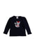 A Navy Long Sleeve T Shirts from Seed in size 6-12M for girl. (Front View)