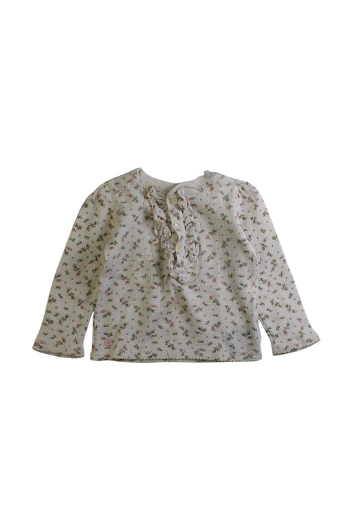 A Multicolour Long Sleeve Tops from Ralph Lauren in size 6-12M for girl. (Front View)