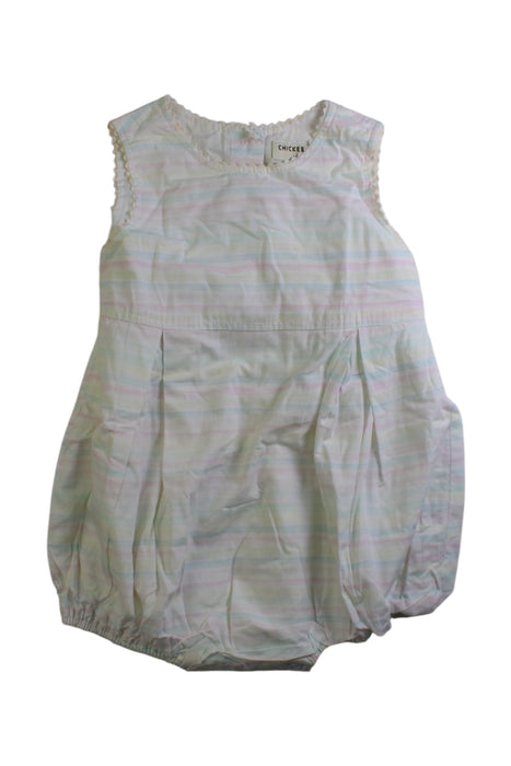 A Multicolour Sleeveless Dresses from Chickeeduck in size 6-12M for girl. (Front View)