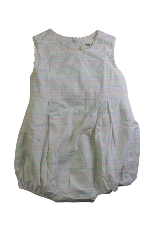 A Multicolour Sleeveless Dresses from Chickeeduck in size 6-12M for girl. (Front View)