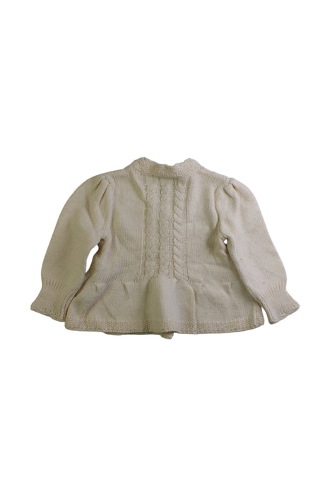A White Cardigans from Ralph Lauren in size 6-12M for girl. (Back View)