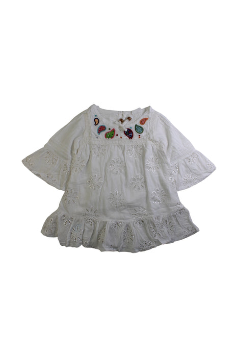 A White Long Sleeve Tops from Jack & Milly in size 12-18M for girl. (Front View)
