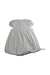 A White Short Sleeve Dresses from Comme Ca Ism in size 6-12M for girl. (Back View)