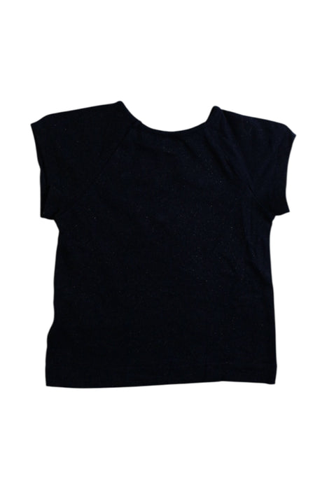 A Black Short Sleeve Tops from Origami in size 12-18M for girl. (Back View)