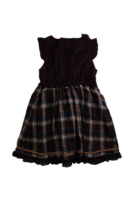A Multicolour Short Sleeve Dresses from Axes Femme Kids in size 4T for girl. (Back View)