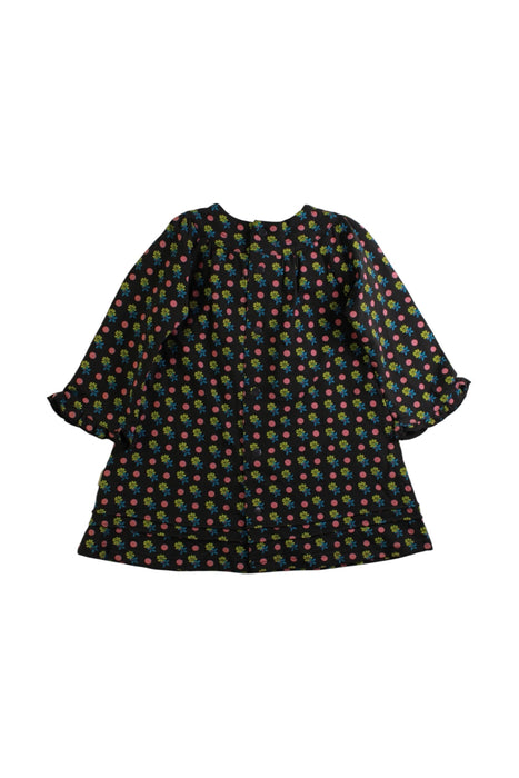 A Multicolour Long Sleeve Dresses from Mides in size 2T for girl. (Back View)