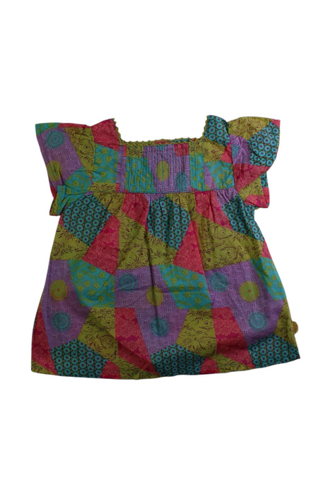 A Multicolour Short Sleeve Tops from La Compagnie des Petits in size 2T for girl. (Front View)