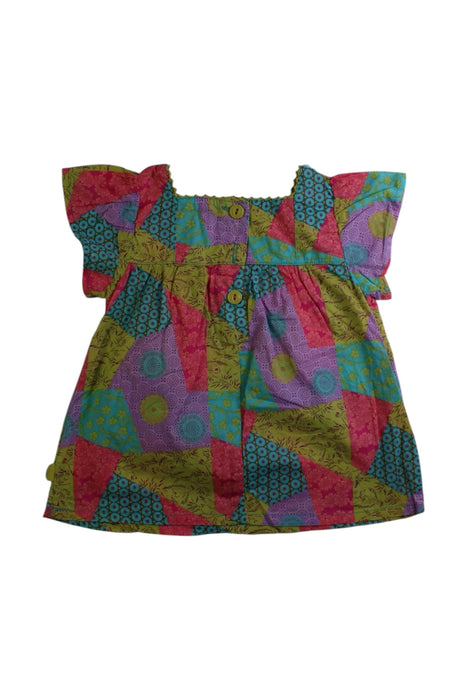 A Multicolour Short Sleeve Tops from La Compagnie des Petits in size 2T for girl. (Back View)