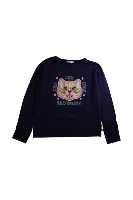 A Navy Long Sleeve Tops from Billieblush in size 12Y for girl. (Front View)
