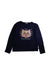 A Navy Long Sleeve Tops from Billieblush in size 12Y for girl. (Front View)
