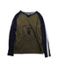 A Green Long Sleeve T Shirts from Petit Bateau in size 12Y for boy. (Front View)