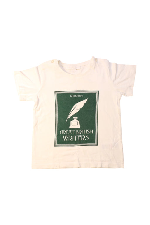 A White Short Sleeve T Shirts from Burberry in size 3T for boy. (Front View)