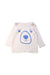 A White Long Sleeve T Shirts from Seed in size 6-12M for boy. (Front View)
