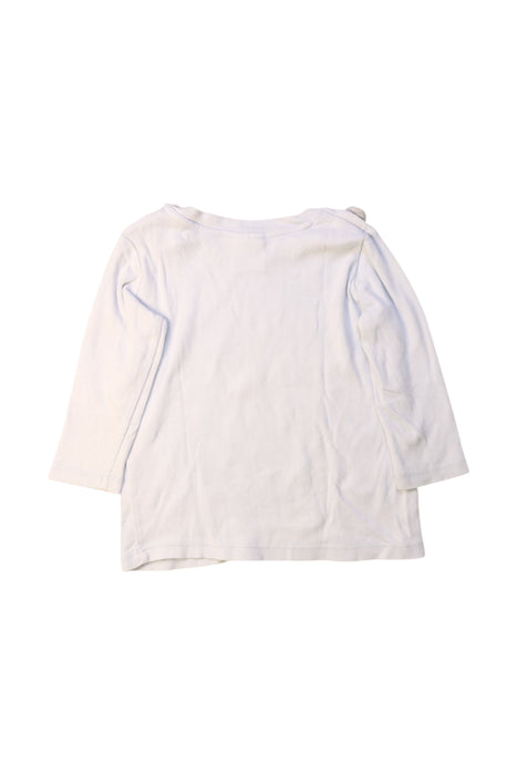 A White Long Sleeve T Shirts from Seed in size 6-12M for boy. (Back View)