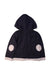 A Black Buttoned Sweatshirts from Jacadi in size 12-18M for boy. (Back View)