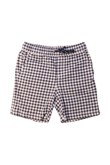 A Navy Shorts from Seed in size 4T for boy. (Front View)