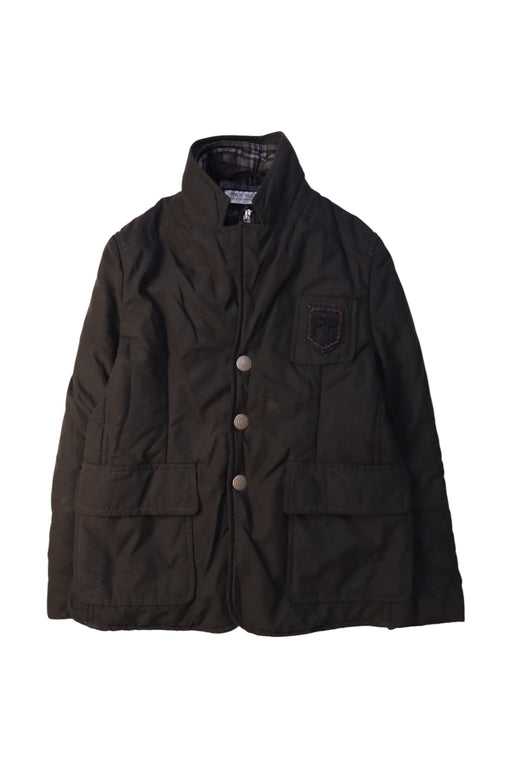 A Brown Blazers from I Pinco Pallino in size 6T for neutral. (Front View)