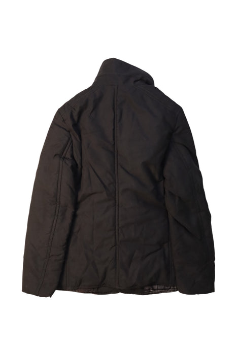 A Brown Blazers from I Pinco Pallino in size 6T for neutral. (Back View)