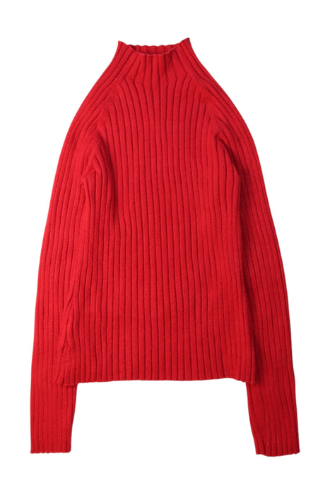 A Red Knit Sweaters from Mayoral in size 8Y for girl. (Front View)