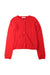 A Red Cardigans from Mayoral in size 7Y for girl. (Front View)